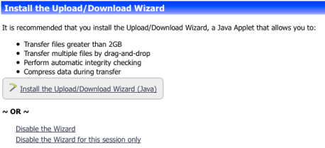 Install the wizard